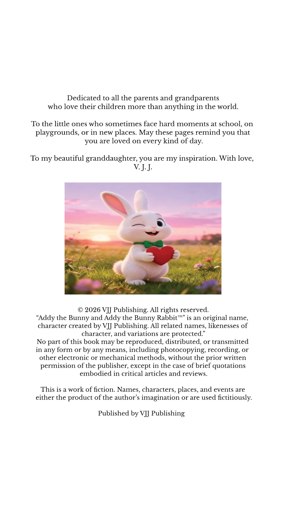 Addy the Bunny Rabbit: You Are Loved